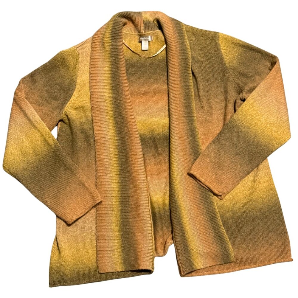 White Stag Brown Ombre Open-Front Cardigan – Women’s XL, Excellent Condition